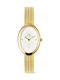 Daniel Wellington Juliette Braided Γυναικείο Ρολόι Μπαταρίας με Χρυσό Μεταλλικό Μπρασελέ