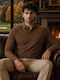 Polo Long Sleeve Blouse Brown