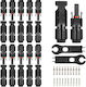 Set 10 Conectori Onuvio MC4 Accesorii Fotovoltaice Panouri Solare Masculin Feminin 1000V 45A Certificat CE RoHS Impermeabil IP67