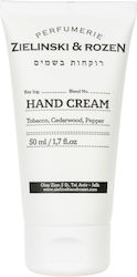 Zielinski & Rozen Hand Cream Tobacco Cedarwood Pepper 50ml