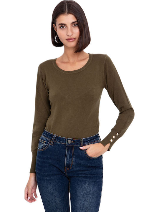 Toi&Moi Damen Pullover Grün