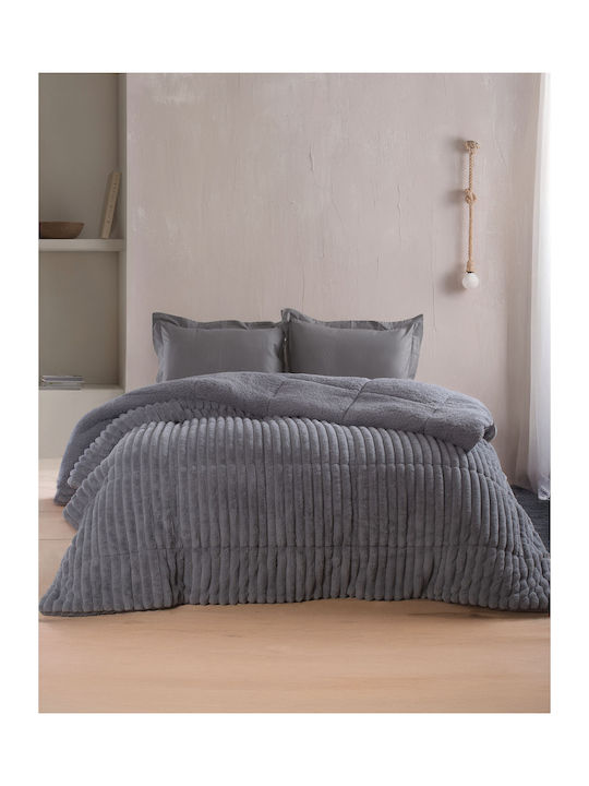 Rythmos Duvet Cover Queen 220x240cm Butter Dark...