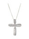 Senza Women's Cross from Silver with Chain