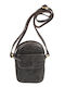 Leather Men's Bag Shoulder / Crossbody Black