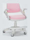 Desk Chair with Armrests Pink