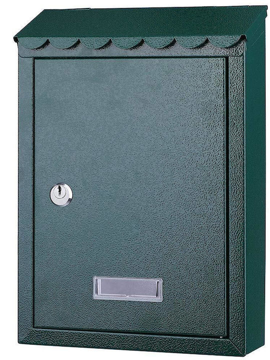 Bakaji Outdoor Inox Mailbox in Green Color