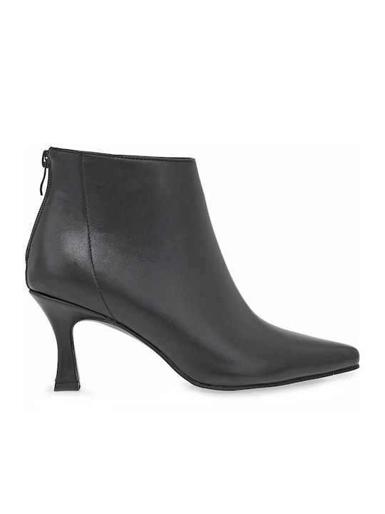 Women's Ankle Boots with Medium Heel Black