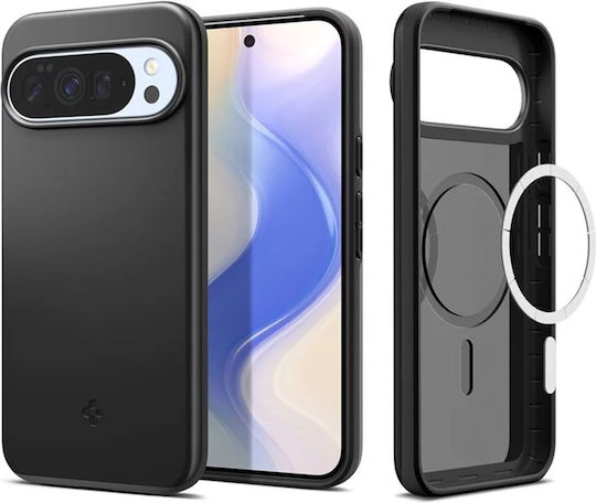 Spigen Thin Fit MagSafe Umschlag Rückseite Silikon 1.55mm Schwarz (Google Pixel 10 Pro XL)