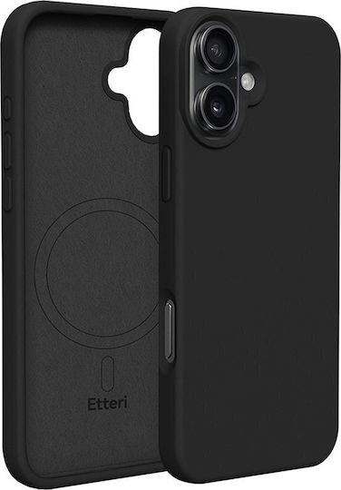 Etteri Back Cover Σιλικόνης Μαύρο (iPhone 17 Pro Max)
