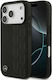 Mercedes-Benz Umschlag Rückseite Leder Schwarz (iPhone 17 Pro)