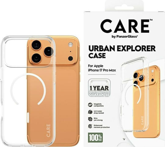 Care By Panzerglass Flagship Case Transparent Urban Explorer W White Magsafe Iphone 17 Pro Max