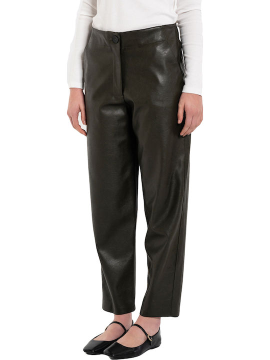 Philosophy Wear Women's Fabric Trousers Khaki