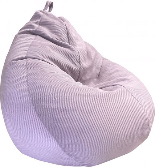 Bean Bag Chair Pear Waterproof Teatro Purple 90x90x100cm