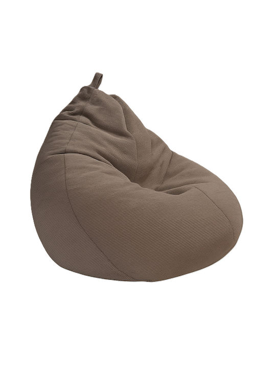 Bean Bag Chair Pear Waterproof Teatro Taupe 90x...