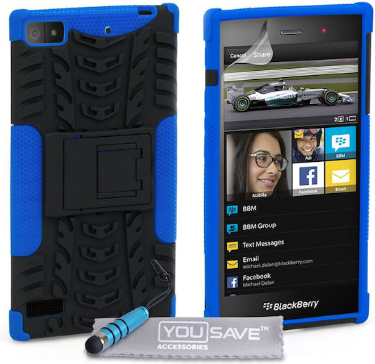 YouSave Accessories By Yousave Задна корица Силикон / Пластмаса Многоцветен (Blackberry Z3 от YouSave)