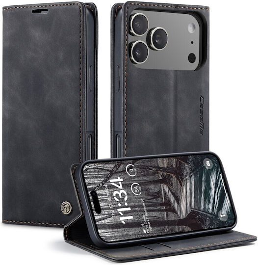 Caseme 013 Retro Book Μαύρο (iPhone 17 Pro)