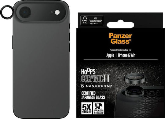 PanzerGlass Hoops Ceramic Kameraschutz Membrane Transparent für das iPhone 17 Air