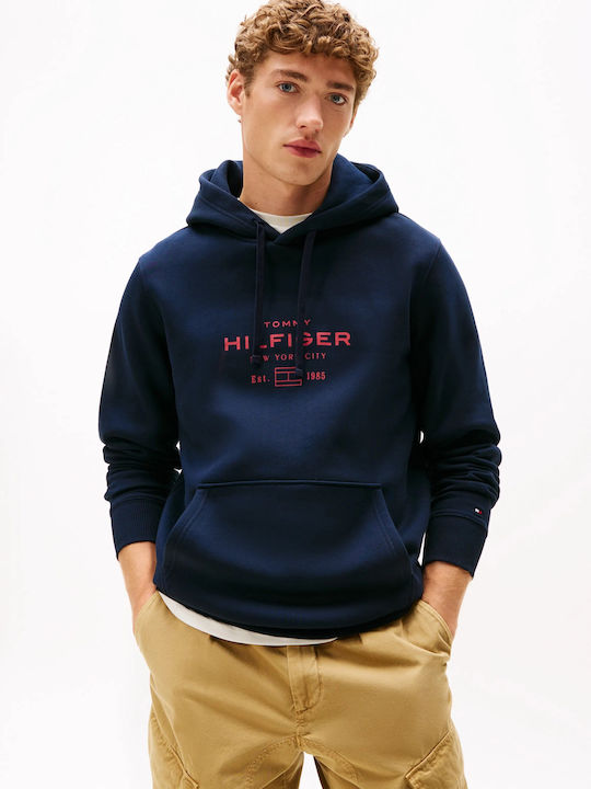 Tommy Hilfiger Sweatshirt mit Kapuze Navy Blue