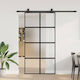 Vidaxl Sliding Door Set Material Black 102.5x20...