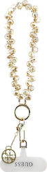 Guess Universal Wrist Strap Crystals 4g Charm Gold