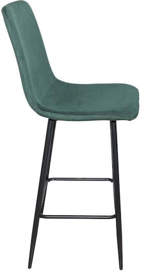 Hocker Bar Gepolstert mit Stoff Grato Olive 43.5x55x114cm