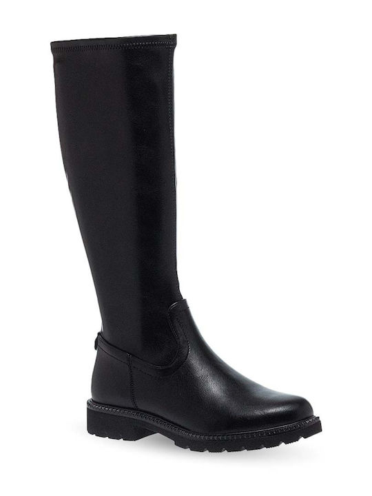 Women's Boots with Zipper Black