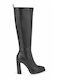 Damenstiefel mit hohem Absatz Schwarz