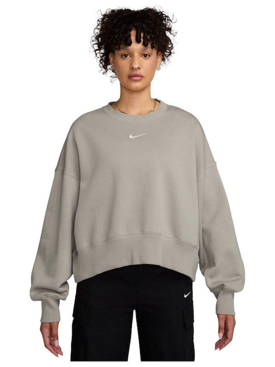 Nike Sportswear Long Women's Sweatshirt Gray