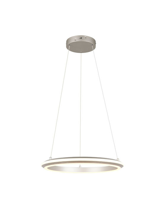 Trio Lighting Amador Κρεμαστό Φωτιστικό Ασημί