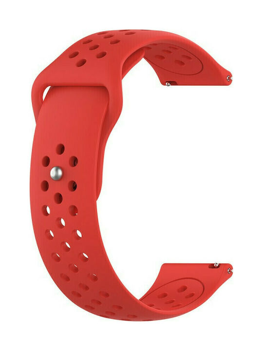 Silicone Strap Holes Amazfit GTS 2e 43mm GTS 2 43mm GTS 2 Mini Red