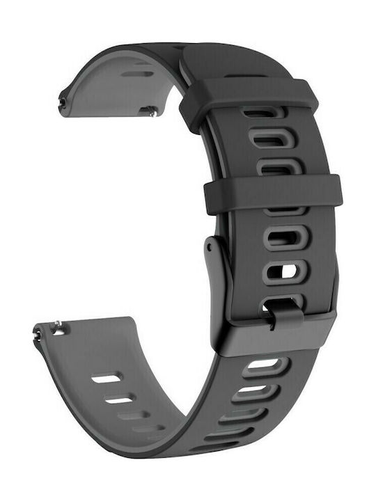 Dual-color Silicone Strap Realme Watch S Black Grey Dual-color Silicone Strap Realme Watch S Black Grey