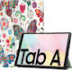 Калъф 3 Fold Samsung Galaxy Tab A7 10.4'' T500/t505 Със Стойка Пеперуди и Цветя Oem