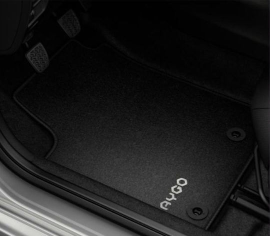 Toyota Genuine Fabric Carpet Car Mats Set Toyota Aygo 2015-2020 520g 1 Driver 1 Passenger 2 Rear