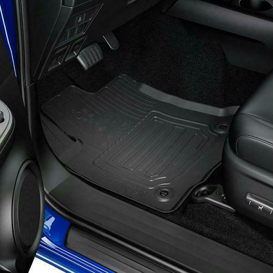 Toyota Genuine Rubber Car Mats Complete Set Toyota Hilux Extra Cab 15'-21' Includes 2 Front 2 Rear Mats