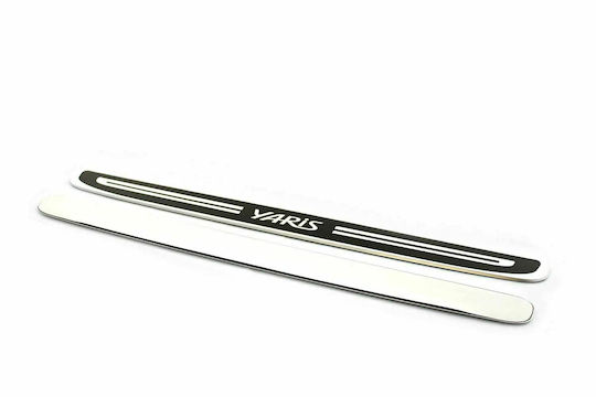 Toyota Genuine 2 Pieces Aluminum Door Sill Protectors Yaris 11'-16' Front