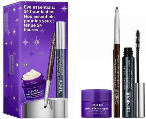 Clinique Eye Essential: 24 Hour Lashes Σετ Μακιγιάζ για τα Μάτια 3τμχ
