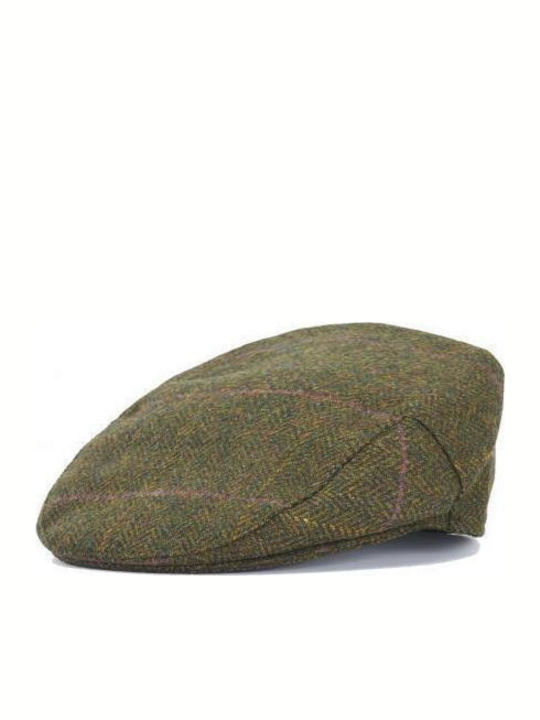 Barbour Crieff Herren-Schiebermütze Grün