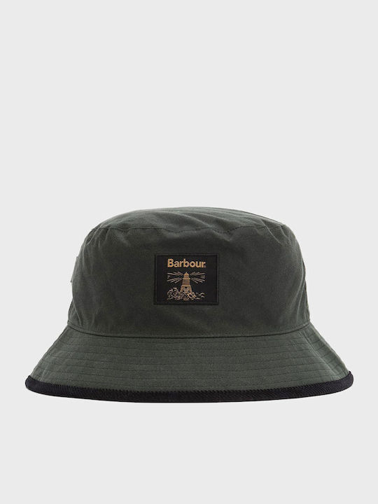 Barbour Υφασμάτινo Ανδρικό Καπέλο Στυλ Bucket Πράσινο