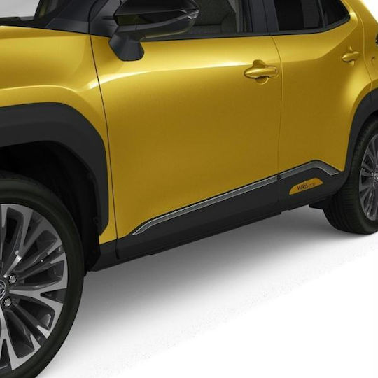 Toyota Γνήσια Πλαϊνά Διακοσμητικά Χρωμίου Yaris Cross 21'-22' 2 Δεξιά 2 Αριστερά