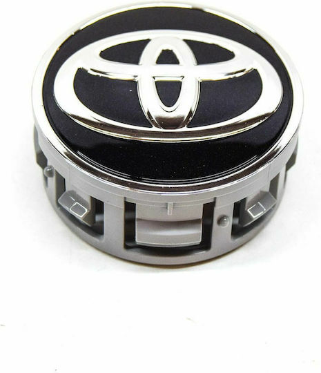 1τμχ Toyota Γνήσια Τάπα Κέντρο Ζάντας Aygo Yaris 14'-22' 4260352170 Μαύρο