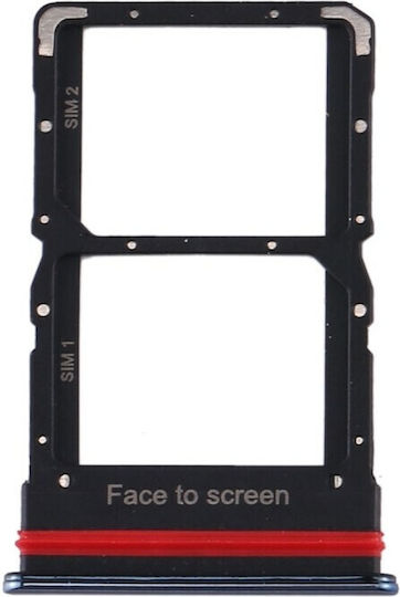 Υποδοχή Κάρτας Sim Micro Sd Xiaomi Mi 10 Lite 5g Black