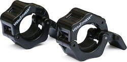 MegaFitness Lock-Jaw Collar Set for Dumbbells/Barbells Ø50mm 2pcs