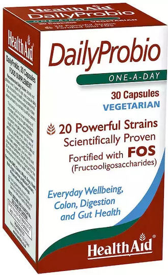 Health Aid Daily Probio Συμπλήρωμα με Προβιοτικά & Πρεβιοτικά 30 φυτικές κάψουλες