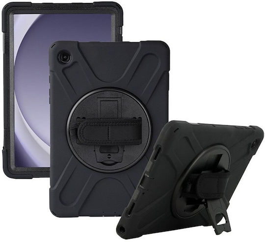 Mobilis All In Umschlag Rückseite Robust Schware (Kompatibles Gerät: Galaxy Tab Active3 8) 072002