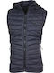 Αμάνικο Μπουφάν Puffer Navy Μπλε