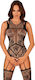 Obsessive Obsessive Mesh Black Bodystocking
