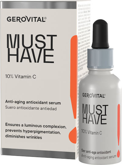 Gerovital Must Have Anti-Aging Anti-aging Serum Face with Vitamin C for Detoxification & Radiance 30ml