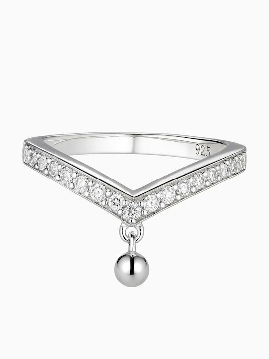 Diamonfire Damen Ring mit Zirkonia aus Silber