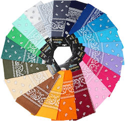 Classic Khaki Paisley Hair Bandana