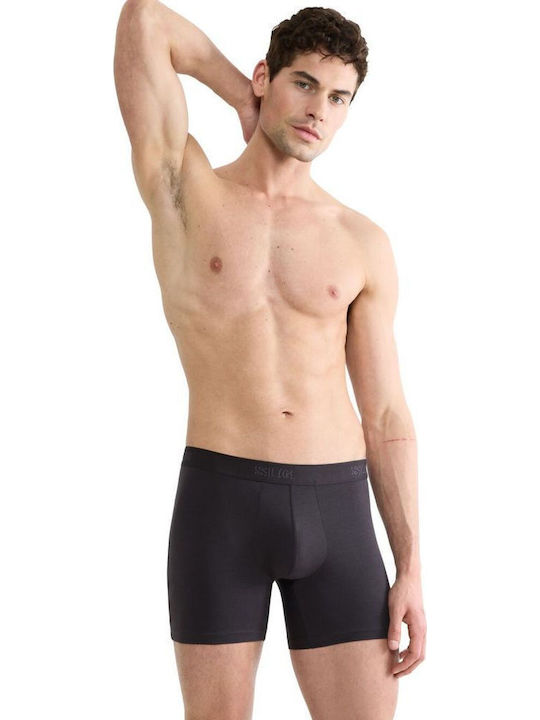 Sloggi Short Men's Boxers Charcoal/blue 2Pack